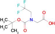 2-((Tert-butoxycarbonyl)(2,2,2-trifluoroethyl)amino)acetic acid