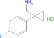1-[1-(4-fluorophenyl)cyclopropyl]methanamine hydrochloride
