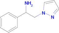 1-Phenyl-2-(1h-pyrazol-1-yl)ethan-1-amine