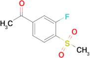 1-(3-Fluoro-4-methanesulfonylphenyl)ethan-1-one