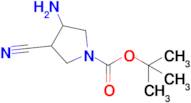 tert-Butyl 3-amino-4-cyanopyrrolidine-1-carboxylate