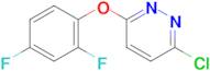 3-Chloro-6-(2,4-difluorophenoxy)pyridazine