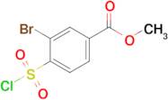 Methyl 3-bromo-4-(chlorosulfonyl)benzoate