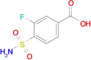 3-Fluoro-4-sulfamoylbenzoic acid