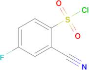 2-Cyano-4-fluorobenzene-1-sulfonyl chloride