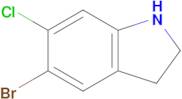 5-Bromo-6-chloro-2,3-dihydro-1h-indole