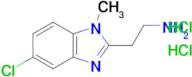2-(5-Chloro-1-methyl-1h-1,3-benzodiazol-2-yl)ethan-1-amine dihydrochloride