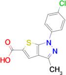 1-(4-Chlorophenyl)-3-methyl-1H-thieno[2,3-c]pyrazole-5-carboxylic acid