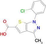 1-(2-Chlorophenyl)-3-methyl-1H-thieno[2,3-c]pyrazole-5-carboxylic acid