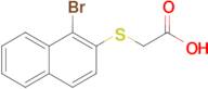 2-[(1-bromonaphthalen-2-yl)sulfanyl]acetic acid