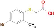 2-[(4-bromo-2-methylphenyl)sulfanyl]acetic acid