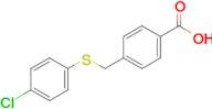 4-{[(4-chlorophenyl)sulfanyl]methyl}benzoic acid