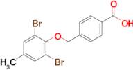 4-[(2,6-Dibromo-4-methylphenoxy)methyl]benzoic acid