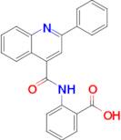 2-[[(2-Phenyl-4-quinolinyl)carbonyl]amino]benzoic acid