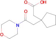 2-{1-[2-(morpholin-4-yl)-2-oxoethyl]cyclopentyl}acetic acid