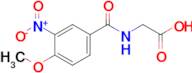 2-[(4-methoxy-3-nitrophenyl)formamido]acetic acid