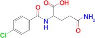 4-Carbamoyl-2-[(4-chlorophenyl)formamido]butanoic acid