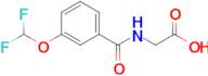 2-{[3-(difluoromethoxy)phenyl]formamido}acetic acid