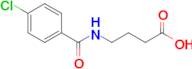 4-[(4-chlorophenyl)formamido]butanoic acid