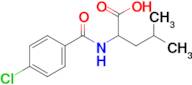 2-[(4-chlorophenyl)formamido]-4-methylpentanoic acid