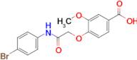 4-{[(4-bromophenyl)carbamoyl]methoxy}-3-methoxybenzoic acid