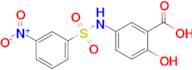 2-Hydroxy-5-(3-nitrobenzenesulfonamido)benzoic acid