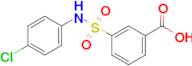 3-[(4-chlorophenyl)sulfamoyl]benzoic acid