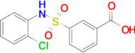 3-[(2-chlorophenyl)sulfamoyl]benzoic acid
