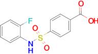 4-[(2-fluorophenyl)sulfamoyl]benzoic acid