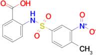 2-(4-Methyl-3-nitrobenzenesulfonamido)benzoic acid