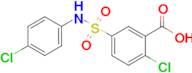 2-Chloro-5-[(4-chlorophenyl)sulfamoyl]benzoic acid