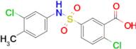 2-Chloro-5-[(3-chloro-4-methylphenyl)sulfamoyl]benzoic acid