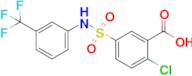 2-Chloro-5-{[3-(trifluoromethyl)phenyl]sulfamoyl}benzoic acid