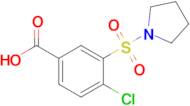 4-Chloro-3-(pyrrolidine-1-sulfonyl)benzoic acid