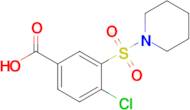 4-Chloro-3-(piperidine-1-sulfonyl)benzoic acid