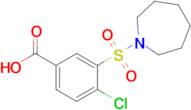 4-Chloro-3-[(hexahydro-1H-azepin-1-yl)sulfonyl]benzoic acid
