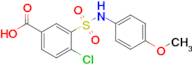 4-Chloro-3-[(4-methoxyphenyl)sulfamoyl]benzoic acid