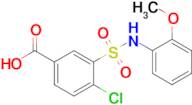 4-Chloro-3-[(2-methoxyphenyl)sulfamoyl]benzoic acid