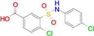 4-Chloro-3-[(4-chlorophenyl)sulfamoyl]benzoic acid