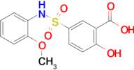 2-Hydroxy-5-[(2-methoxyphenyl)sulfamoyl]benzoic acid