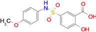 2-Hydroxy-5-[(4-methoxyphenyl)sulfamoyl]benzoic acid