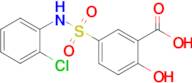 5-[(2-chlorophenyl)sulfamoyl]-2-hydroxybenzoic acid