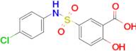 5-[(4-chlorophenyl)sulfamoyl]-2-hydroxybenzoic acid