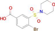 4-Bromo-3-(morpholine-4-sulfonyl)benzoic acid
