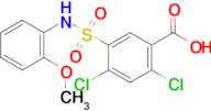 2,4-Dichloro-5-[(2-methoxyphenyl)sulfamoyl]benzoic acid