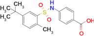 4-(5-Tert-butyl-2-methylbenzenesulfonamido)benzoic acid