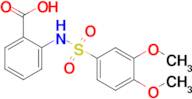 2-(3,4-Dimethoxybenzenesulfonamido)benzoic acid