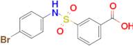 3-[(4-bromophenyl)sulfamoyl]benzoic acid