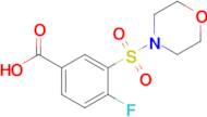 4-Fluoro-3-(morpholine-4-sulfonyl)benzoic acid