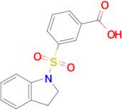 3-(2,3-Dihydro-1h-indole-1-sulfonyl)benzoic acid